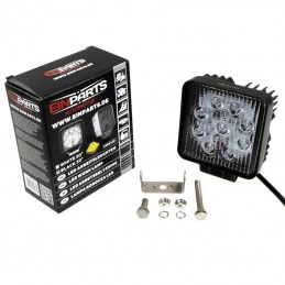 LED PracovnĂ­ svÄtlo 27W (9 x 3W CREE) 60Â° (ÄernĂŠ)